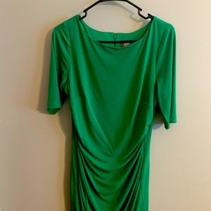 Green women 12 dress 3/4 sleeve